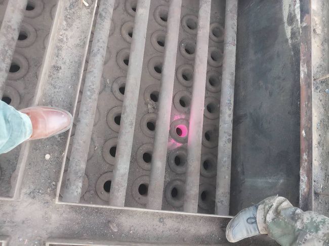 安裝后熒光粉檢漏發(fā)現(xiàn)的漏點